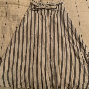 Striped skirt